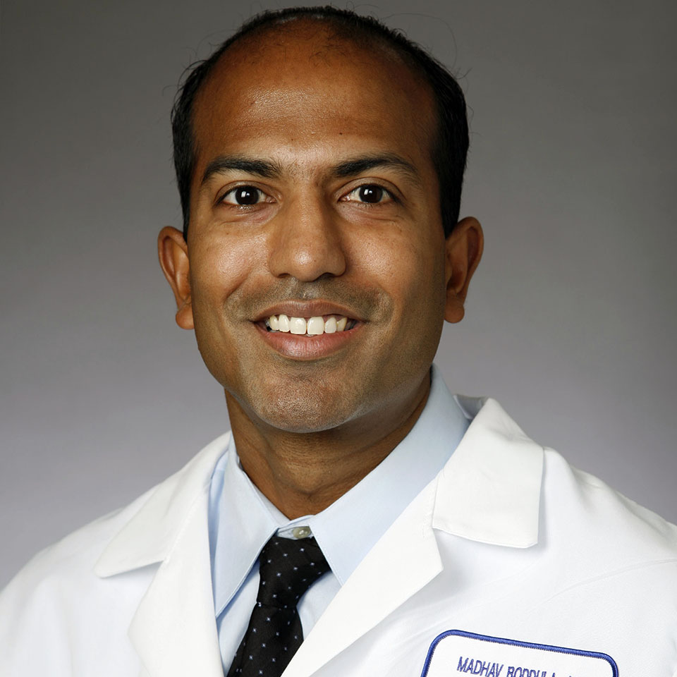 A headshot of Madhav Boddula, MD, MPH