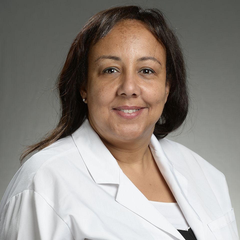 A headshot of Roberta Doucet, MD