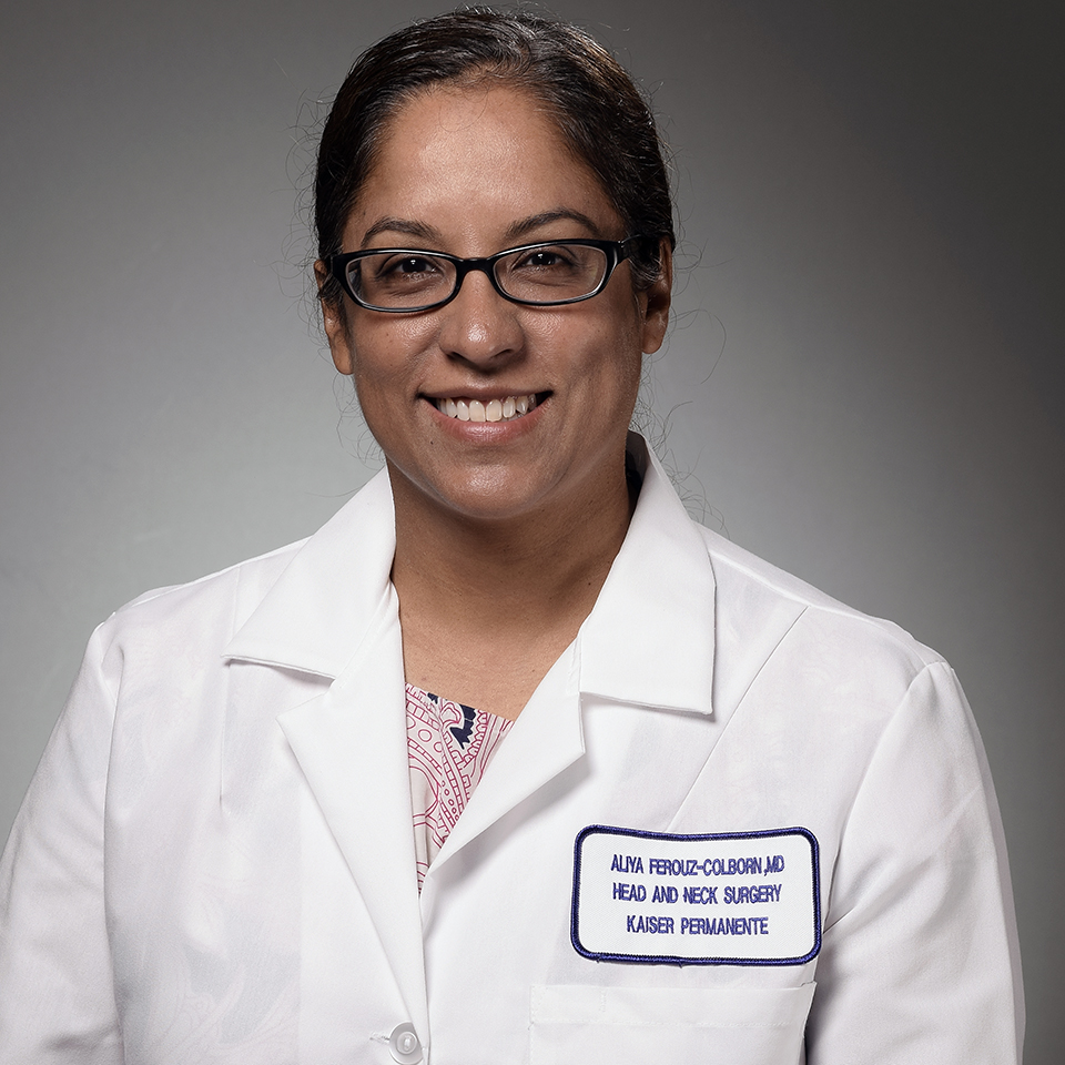 A headshot of Aliya S. Ferouz-Colborn, MD, FAASM