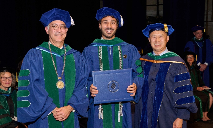 Three attendees for KPSOM Class of 2026 ceremony