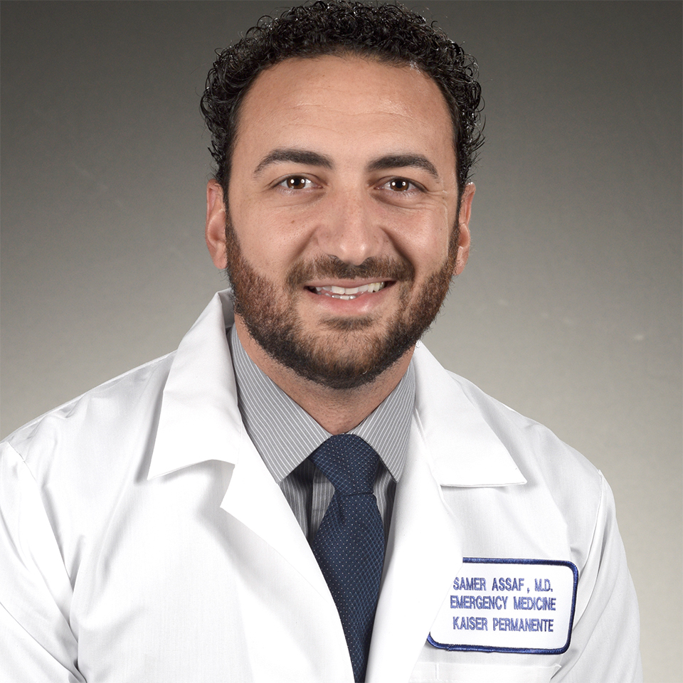 A headshot of Samer A. Assaf, MD, BA