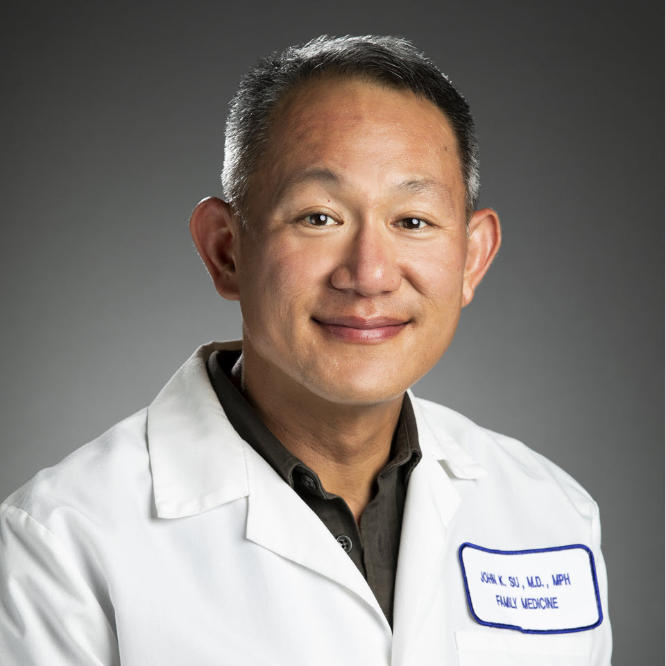 A headshot of John K. Su, MD, MPH, FAAFP