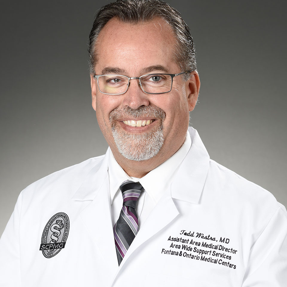 A headshot of Todd A. Westra, MD