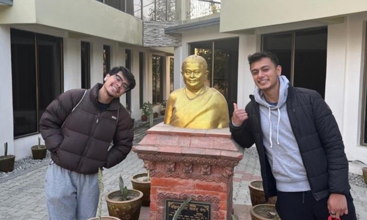 Zeus Islas and Barune Thapa in Nepal.