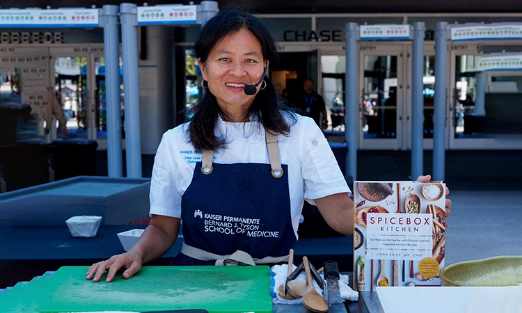 Dr. Linda Shiue, KPSOM Associate Professor of Clinical Science and culinary medicine instructor