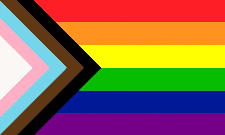 Photo illustration of Pride flag